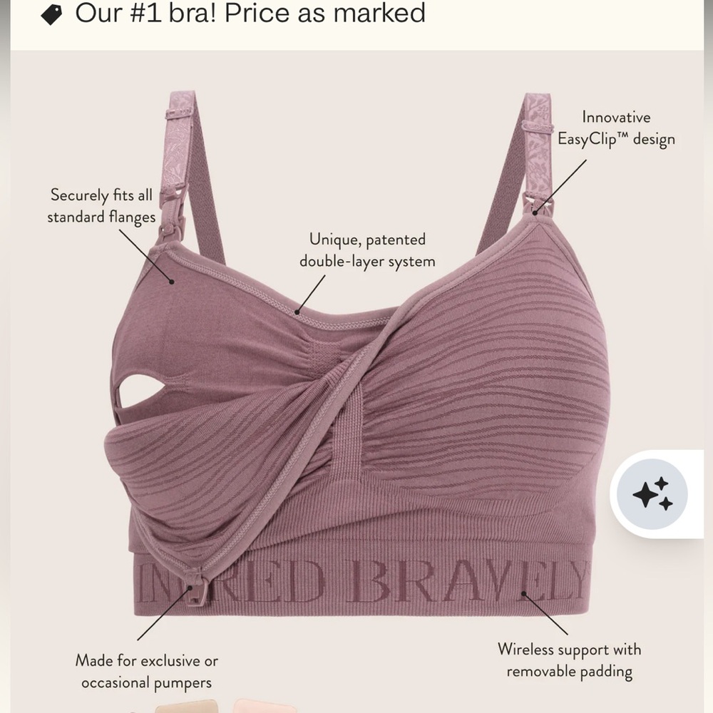 Kindred Bravely Nursing Bras M Super Busty Set of 3 - Picture 14 of 14